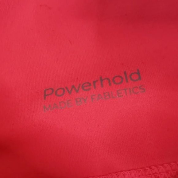 Fabletics On-the-Go High-Waisted Capri in Pop Coral - Picture 9 of 12